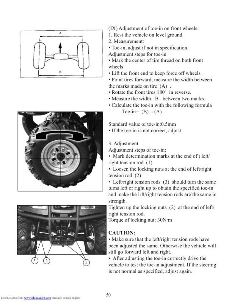 Baja 250 Service Manual service manual preview page 5