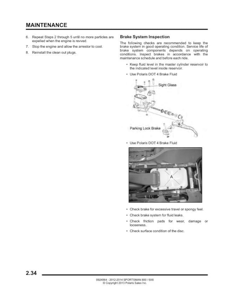Polaris Sportsman 800 EFI Service Manual service manual preview page 3