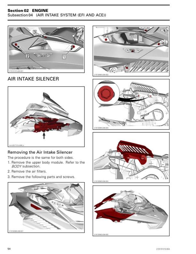 2023 Skidoo Renegade 600 850 900 Service Manual service manual preview page 7