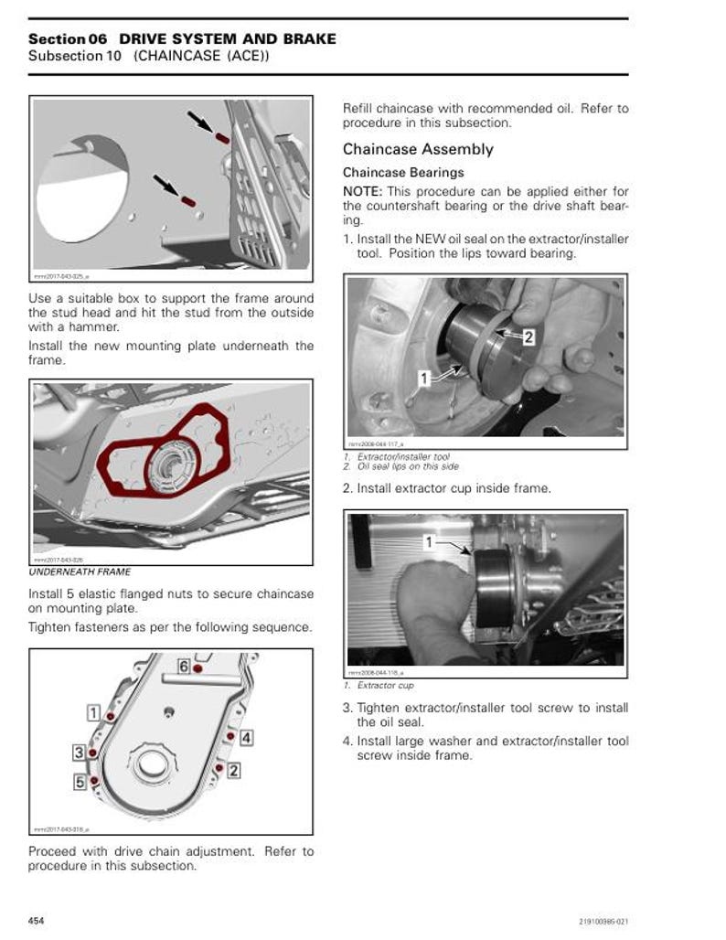 2023 Skidoo Renegade 600 850 900 Service Manual service manual preview page 9
