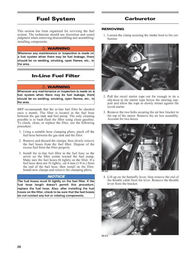 2023 Skidoo MXZ200 Service Manual service manual preview page 6