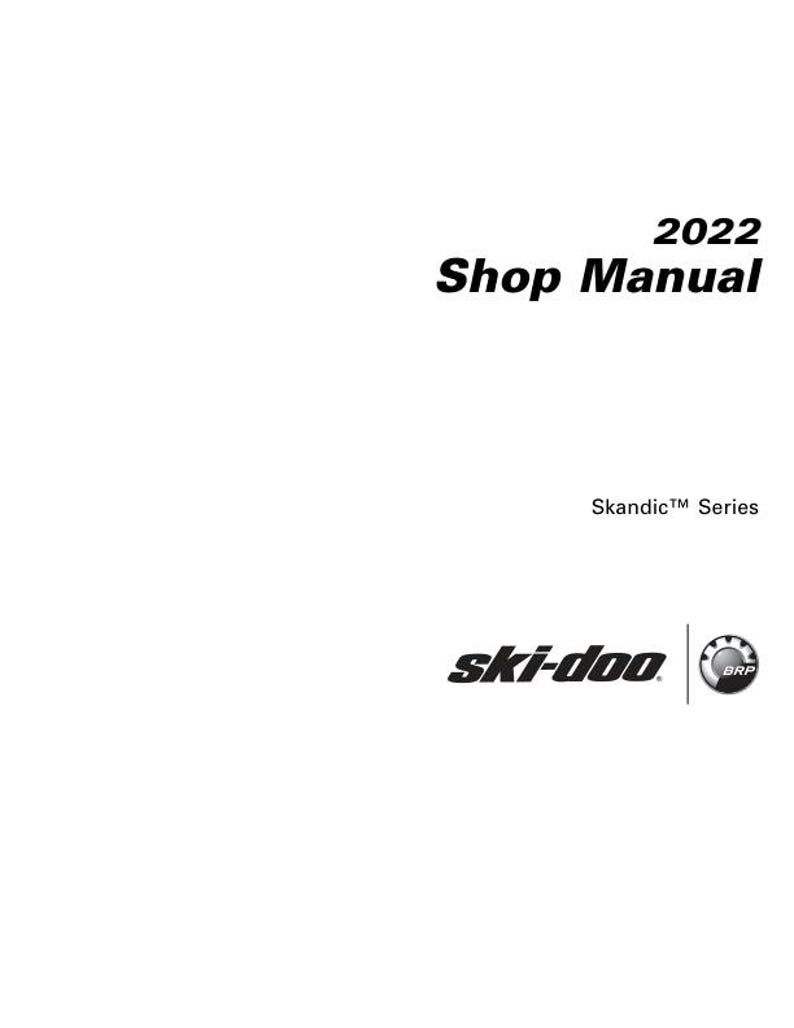 2022 Skidoo Skandic 600 900 Service Manual service manual preview page 2