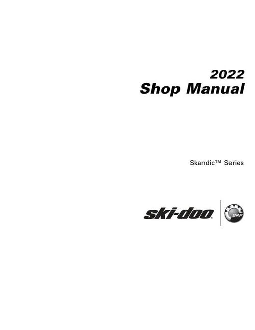 2022 Skidoo Skandic 600 900 Service Manual service manual preview page 2