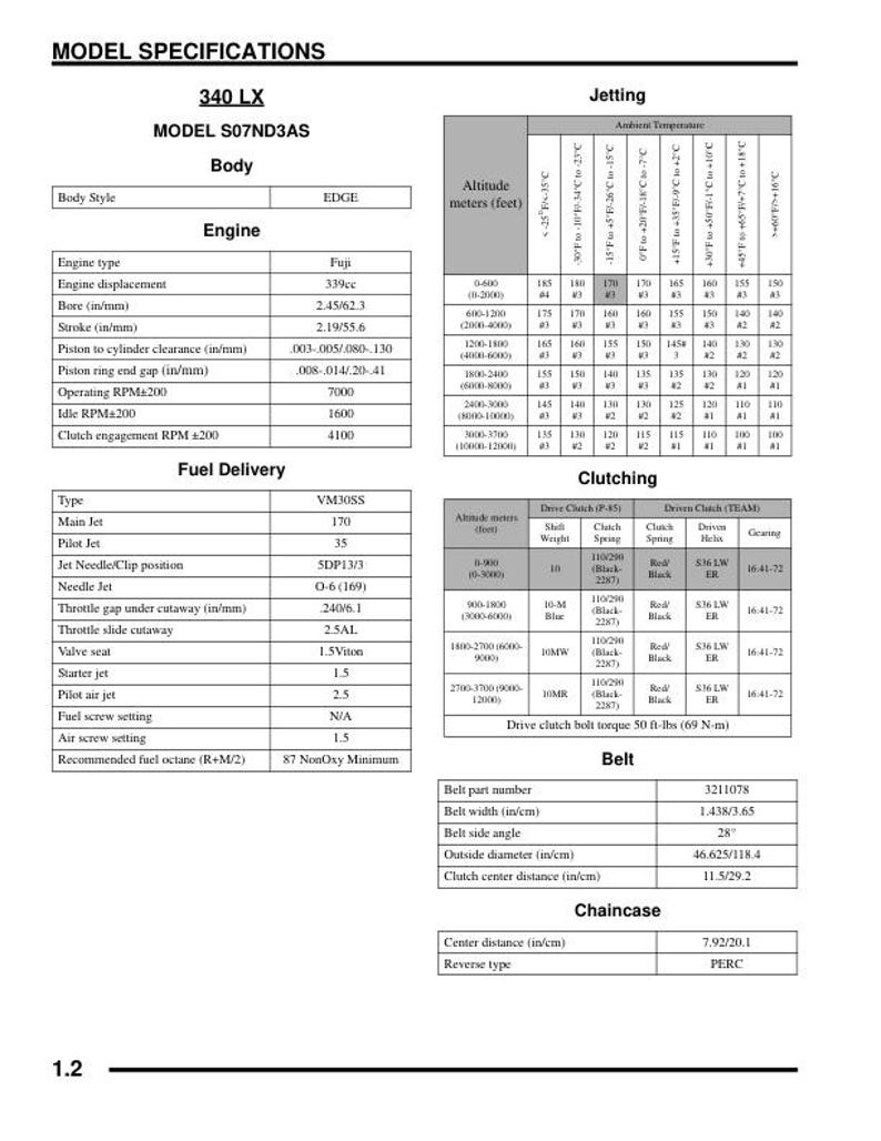 Polaris IQ RMK Switchback Touring Dragon Service Manual service manual preview page 4