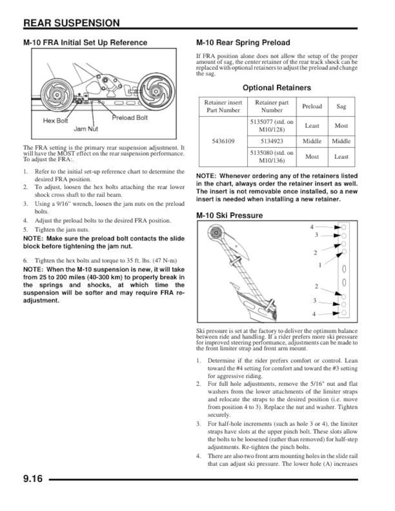 Polaris IQ RMK Switchback Touring Dragon Service Manual service manual preview page 8