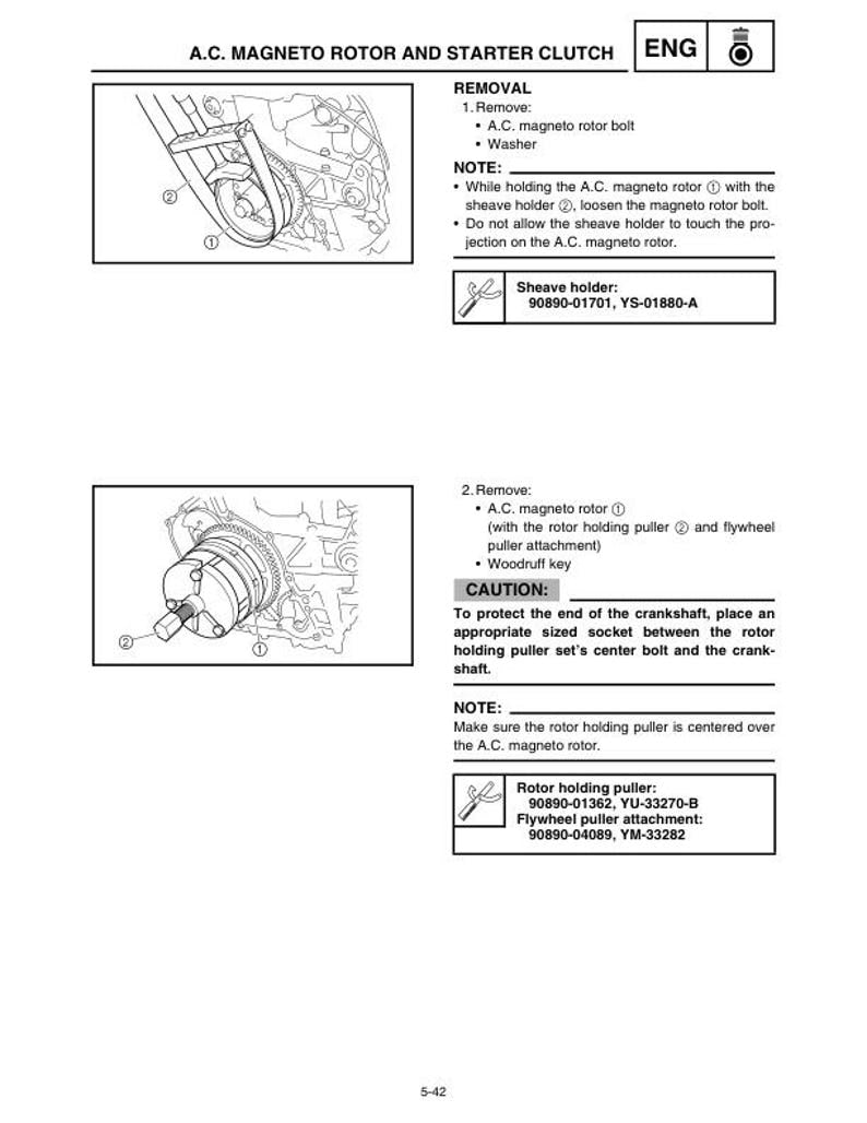 Yamaha Phazer Service Manual service manual preview page 7