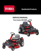 Toro SW SWX 3200 4200 5000 Tractor Service Manual service manual preview page 2