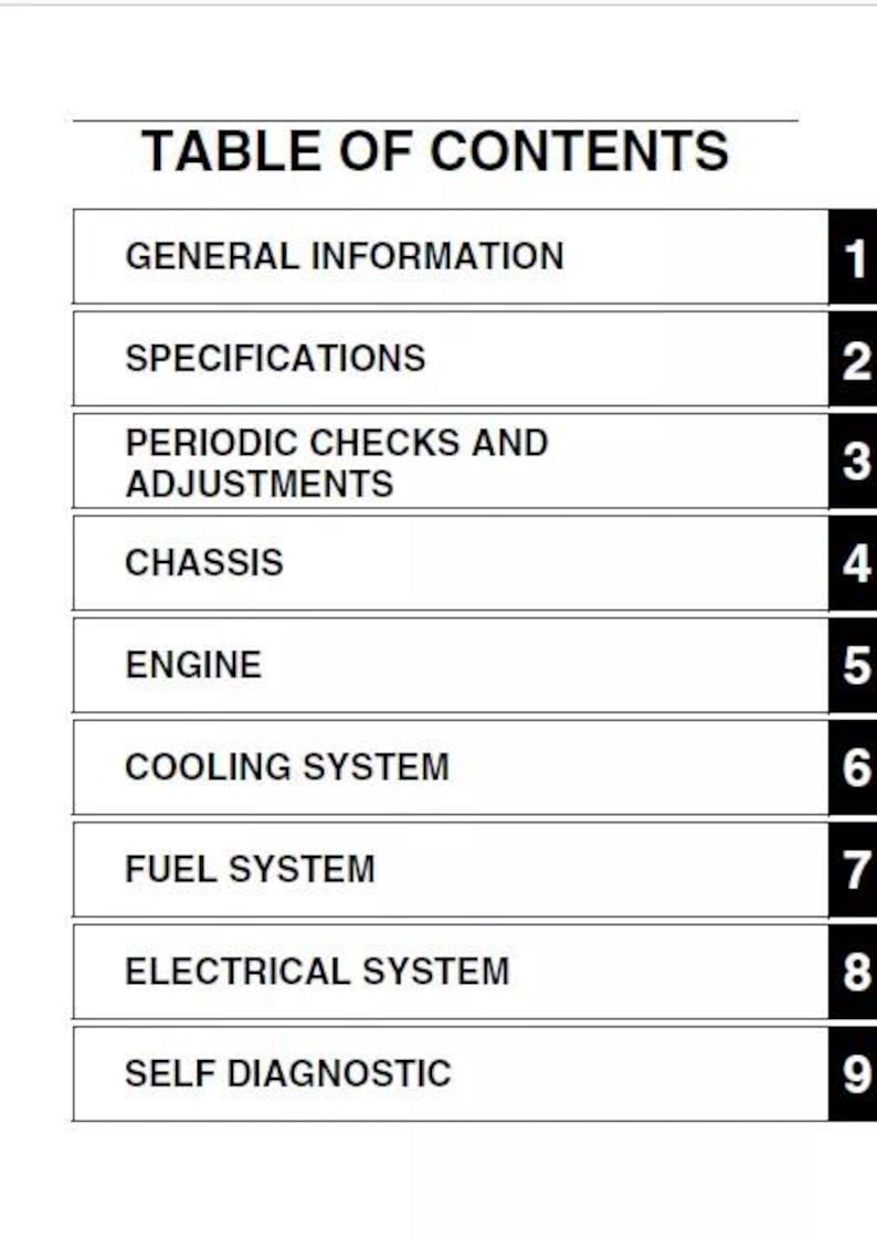 Yamaha XSR900 Service Manual service manual preview page 3