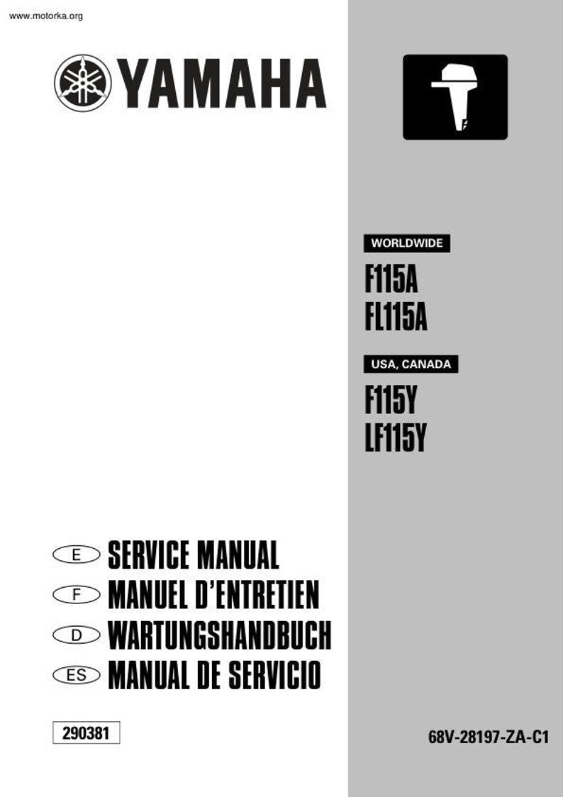 Yamaha F115A FL115A Service Manual service manual preview page 2