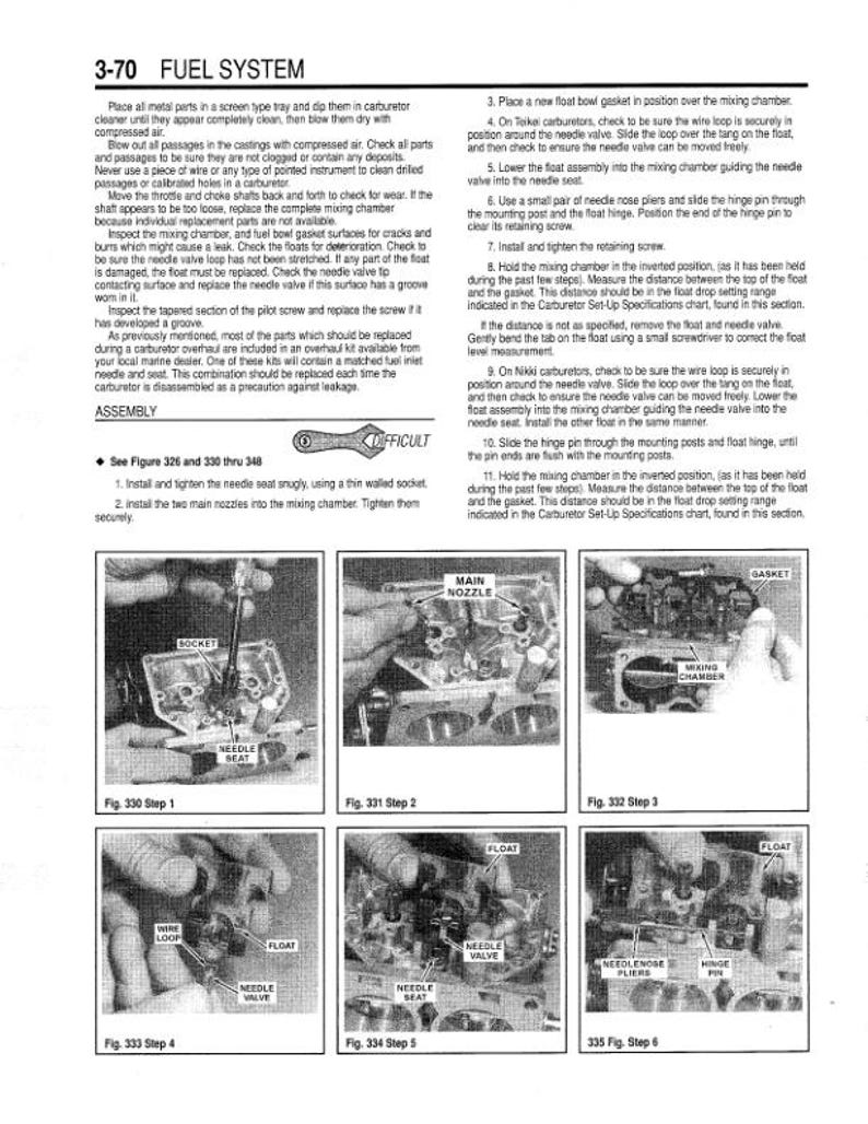 Yamaha 2 - 250 HP Service Manual service manual preview page 7