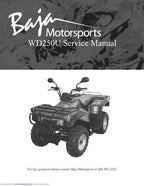 Baja 250 Service Manual service manual preview page 2