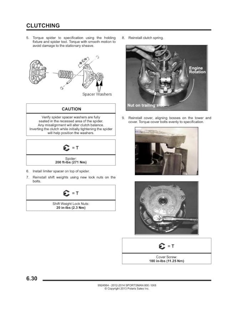Polaris Sportsman 800 EFI Service Manual service manual preview page 6