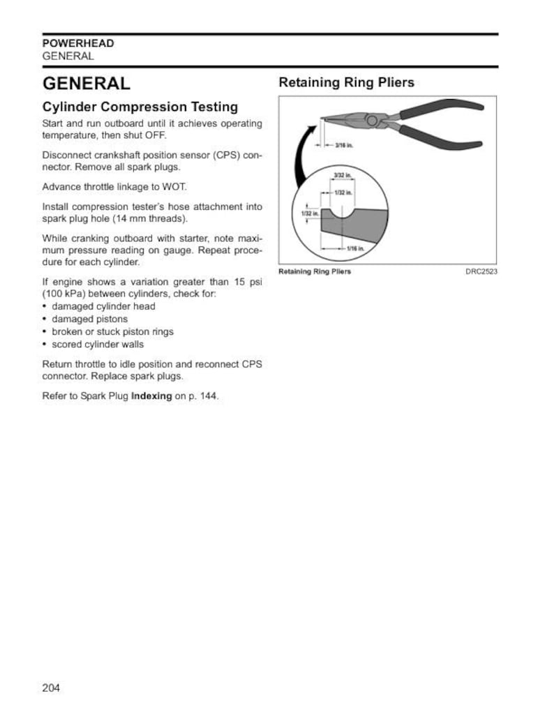 Evinrude ETEC 75 90 Service Manual service manual preview page 7