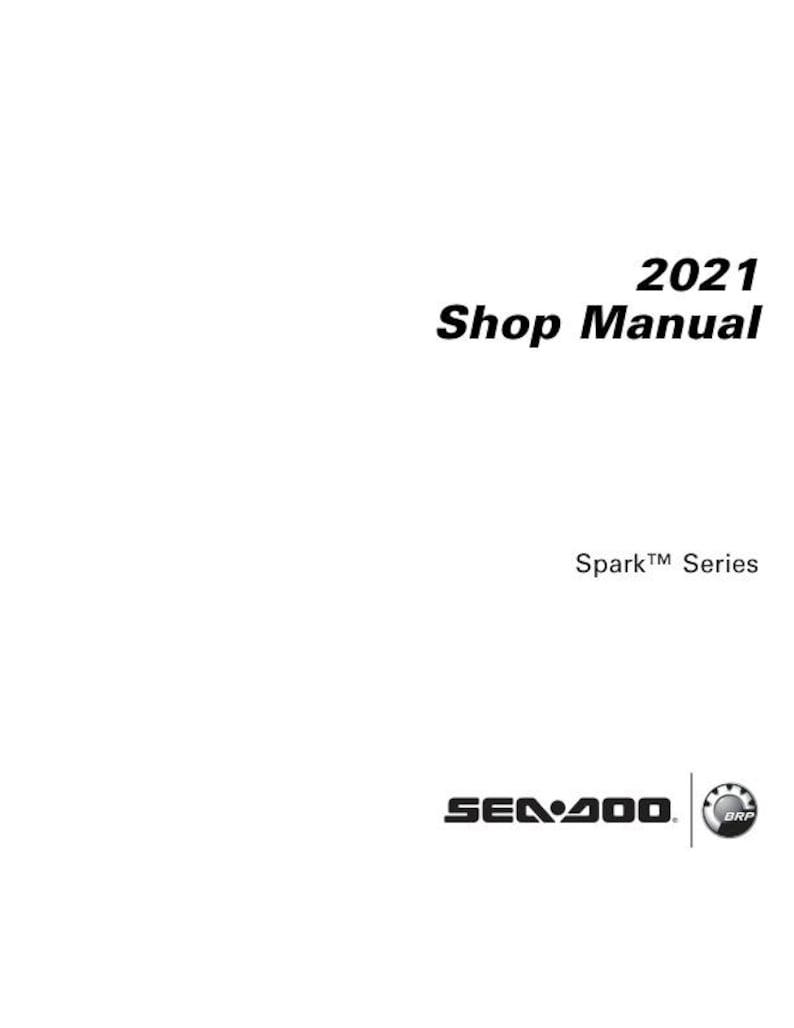 Seadoo Spark Service Manual service manual preview page 2