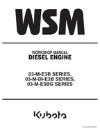 Kubota D1503-M D1703 D1803 D2003 D2203 D2403 Diesel Engine Service Manual service manual preview page 2
