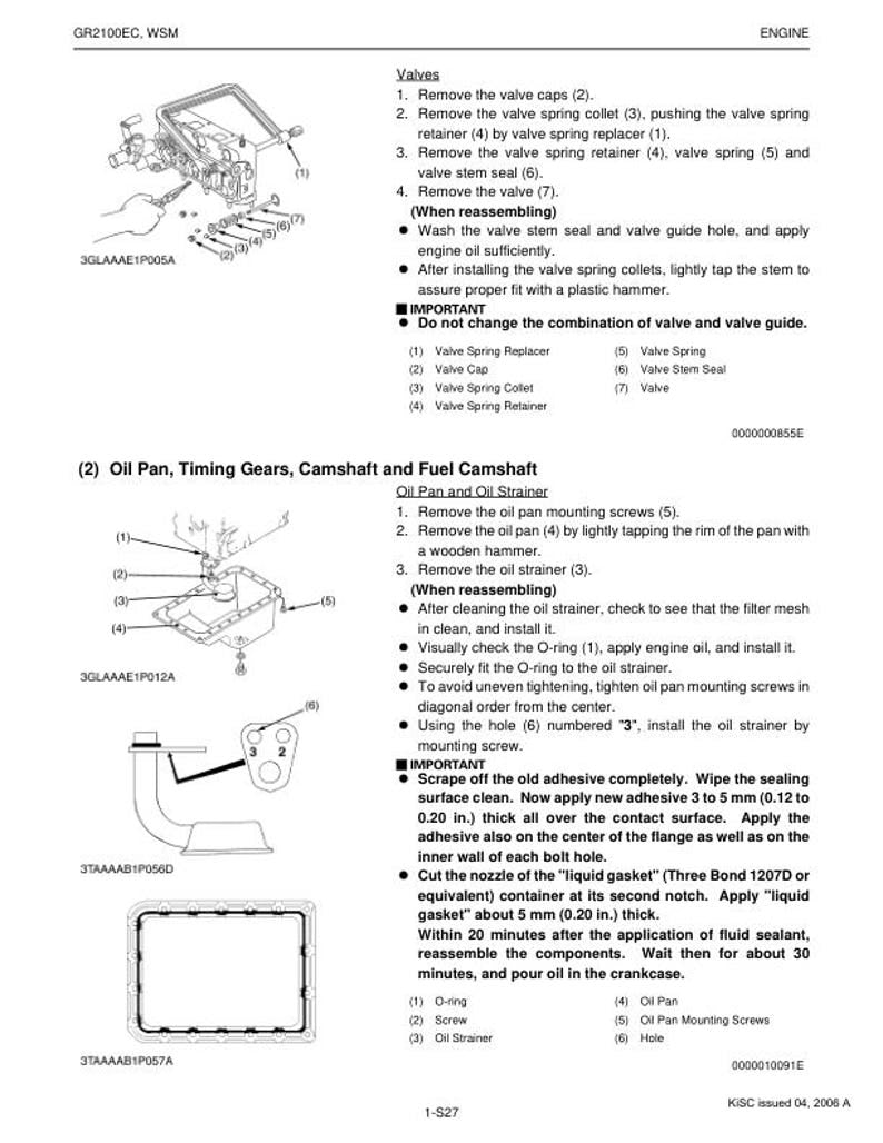 Kubota GR 2100 EC Mower Service Repair Manual service manual preview page 7