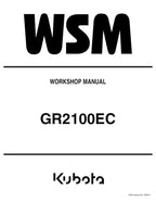 Kubota GR 2100 EC Mower Service Repair Manual service manual preview page 2