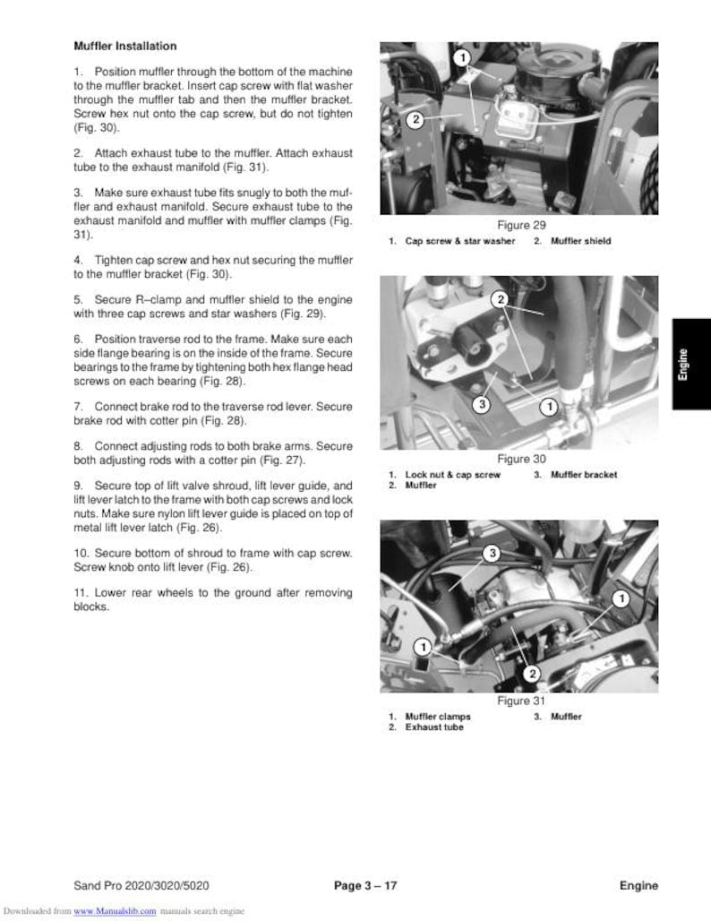 Toro Sand Pro 2020 3020 5020 Mower Service Manual service manual preview page 4
