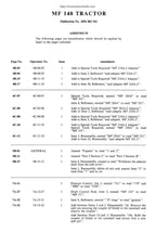 Massey Ferguson 148 Tractor Service Manual service manual preview page 5