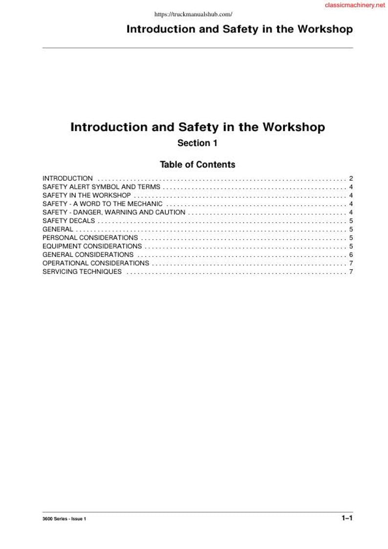 Massey Ferguson 3680 Tractor Service Manual service manual preview page 2
