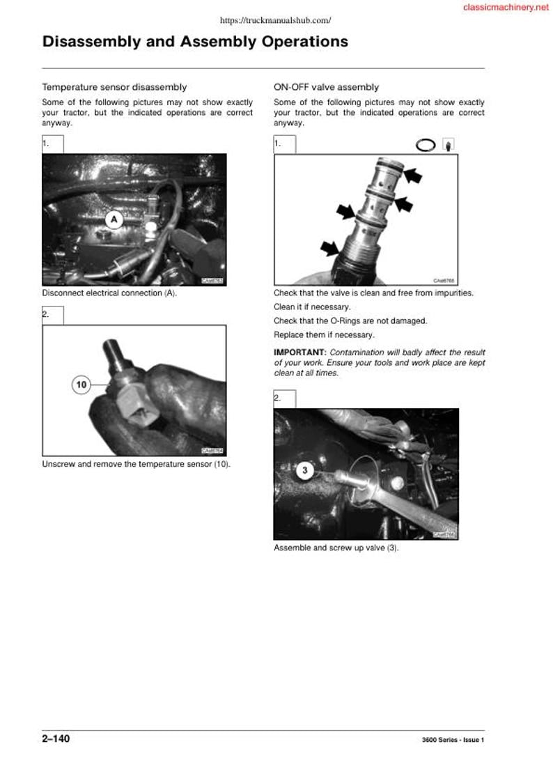 Massey Ferguson 3680 Tractor Service Manual service manual preview page 5
