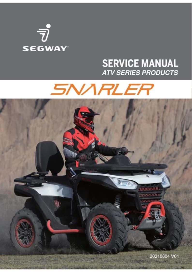 Segway Snarler Service Manual service manual preview page 2