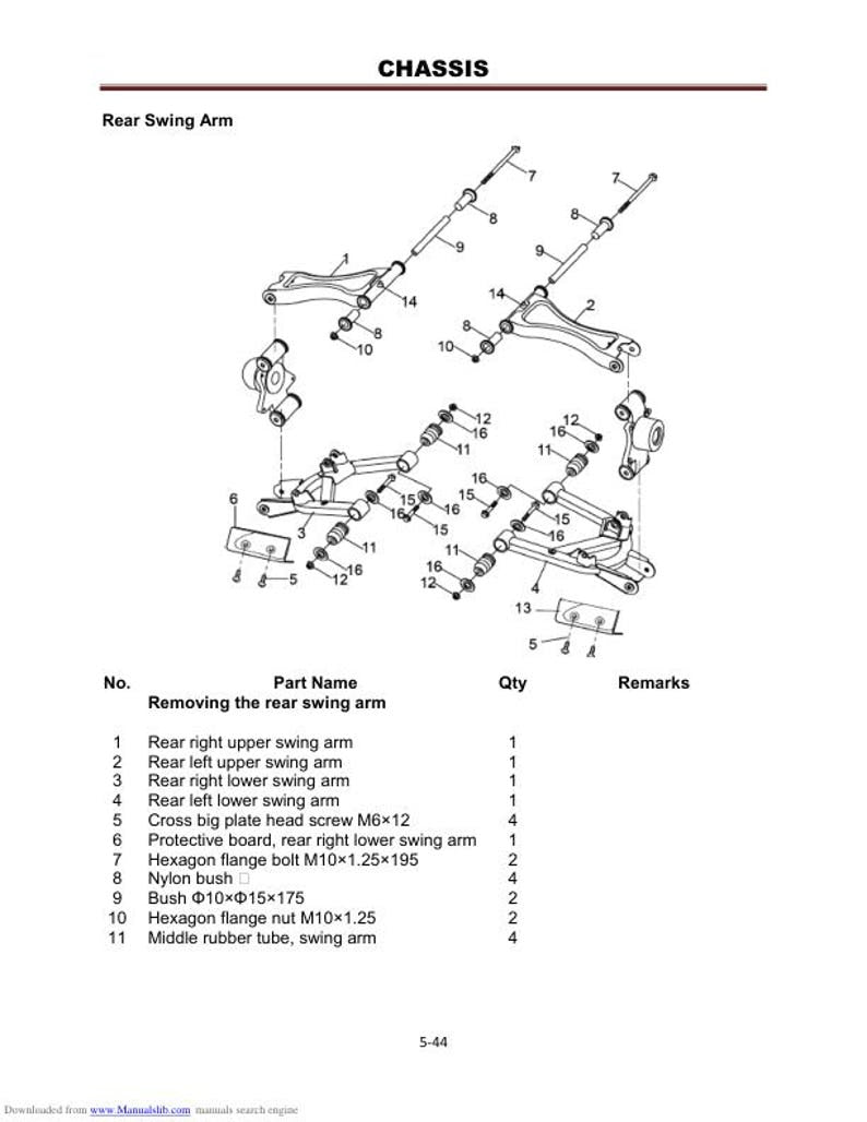 HiSun HS800 Service Manual service manual preview page 10