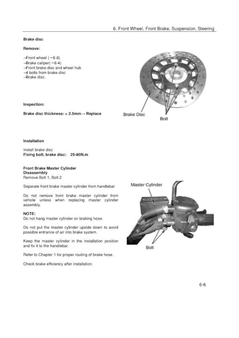 CFMOTO CF 500 Service Repair Manual service manual preview page 7