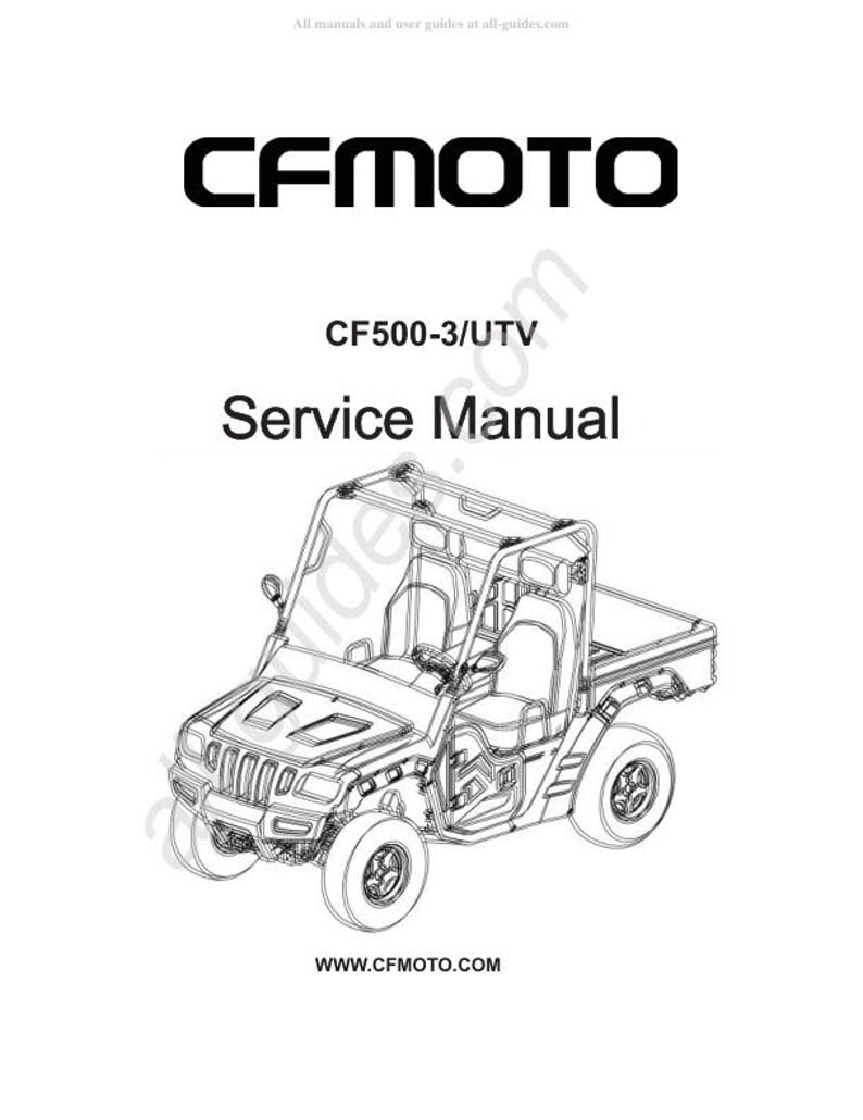 CFMOTO CF500-3 Service Repair Manual service manual preview page 2