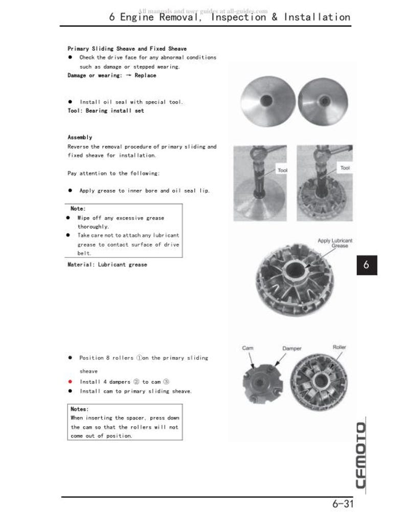 CFMOTO CF500-3 Service Repair Manual service manual preview page 8
