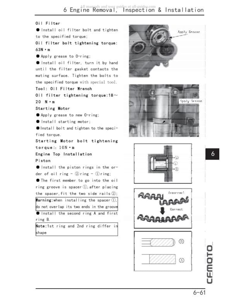 CFMOTO CF500-3 Service Repair Manual service manual preview page 9
