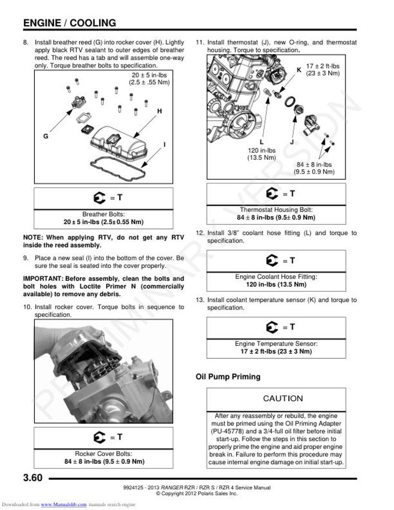 Polaris RZR 800 Service Manual service manual preview page 7