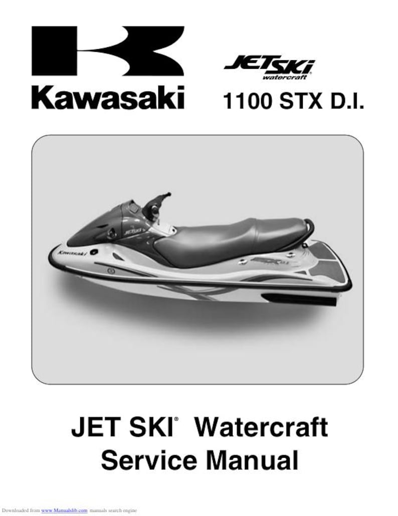 Kawasaki Jetski 1100 Service Manual service manual preview page 2