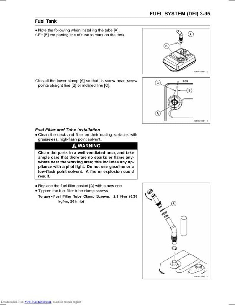 Kawasaki Jetski Ultra 250x Service Manual service manual preview page 6