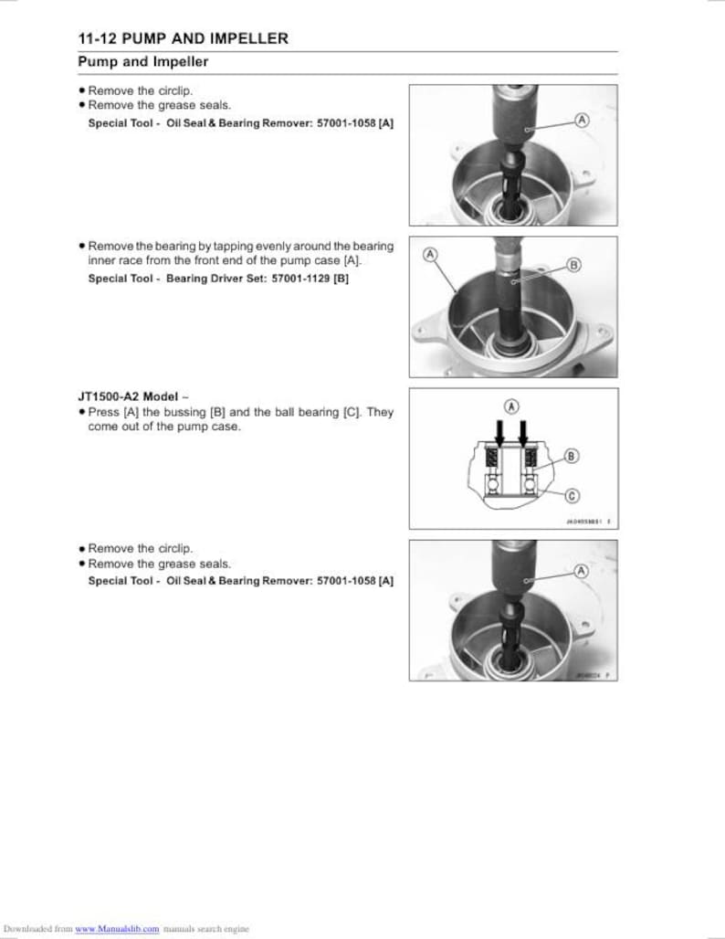 Kawasaki Jetski STX-15F Service Manual service manual preview page 9
