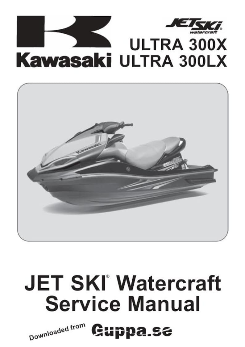 Kawasaki Jetski Ultra 300X 300LX Service Manual service manual preview page 2