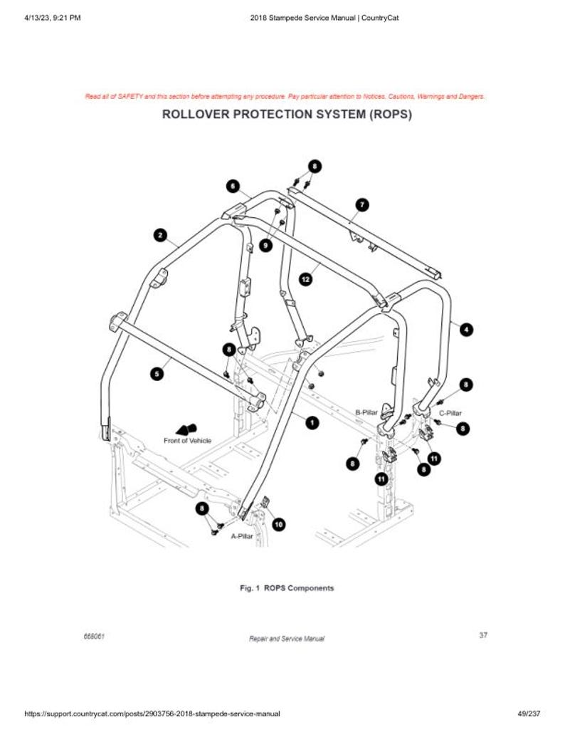 2018-2020 Textron (Arctic Cat) Stampede 900 Service Manual service manual preview page 5