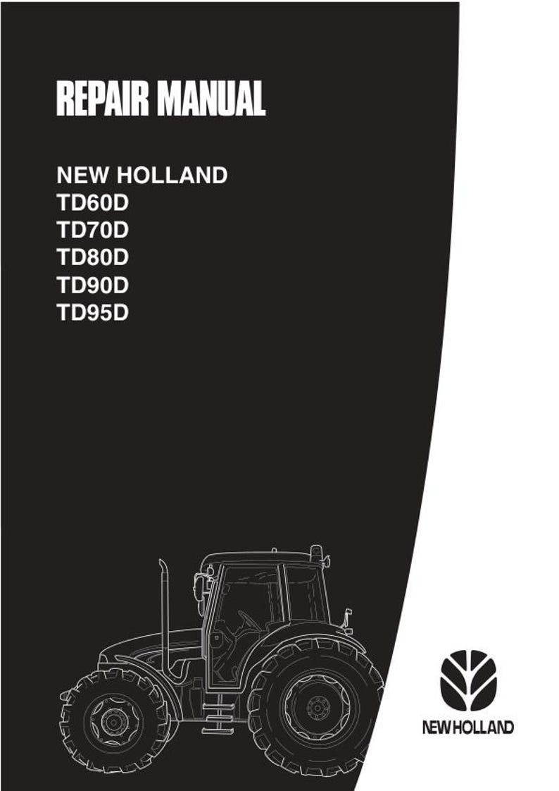 New Holland TD 60 70 80 90 95 Tractor Service Manual service manual preview page 2