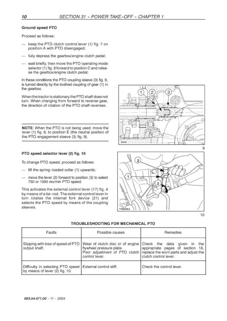 New Holland TD 60 70 80 90 95 Tractor Service Manual service manual preview page 9