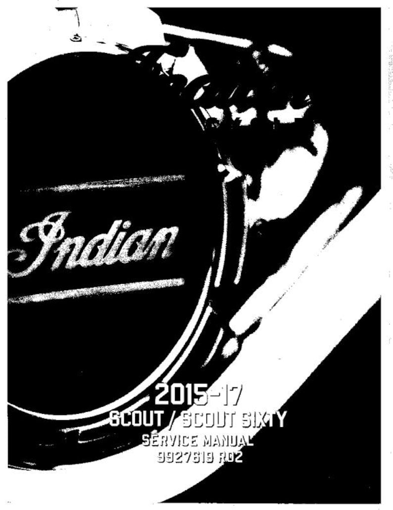 Indian Scout Service Manual service manual preview page 2