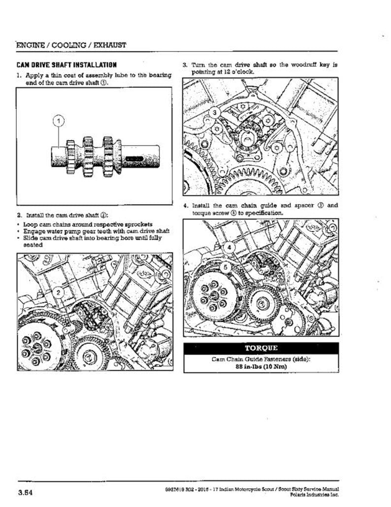 Indian Scout Service Manual service manual preview page 6