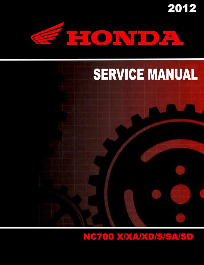 Honda NC 700 Service Manual service manual preview page 2