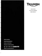 2011-2016 Triumph Speed Triple Service Manual service manual preview page 2