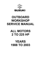 Suzuki 2HP - 225 HP Service Manual service manual preview page 2