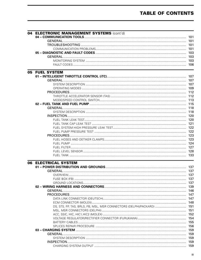 Seadoo GTI GTR Service Manual service manual preview page 5