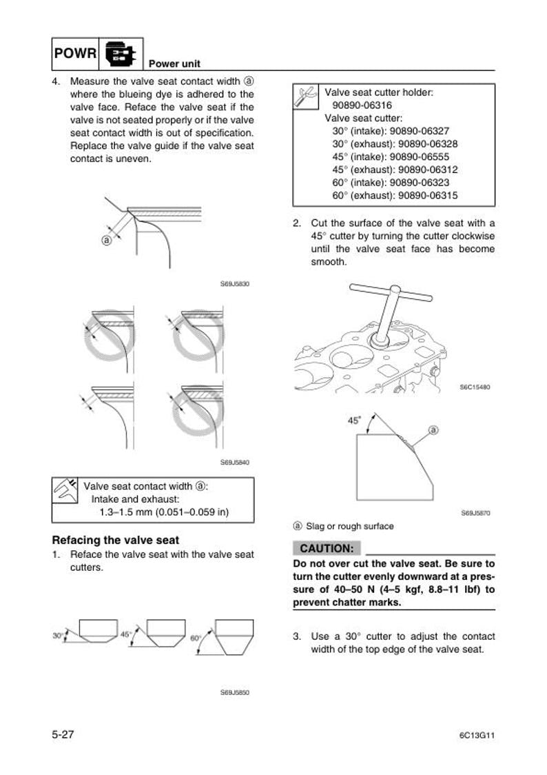 Yamaha F50F FT50G F60C FT60D Service Manual service manual preview page 6