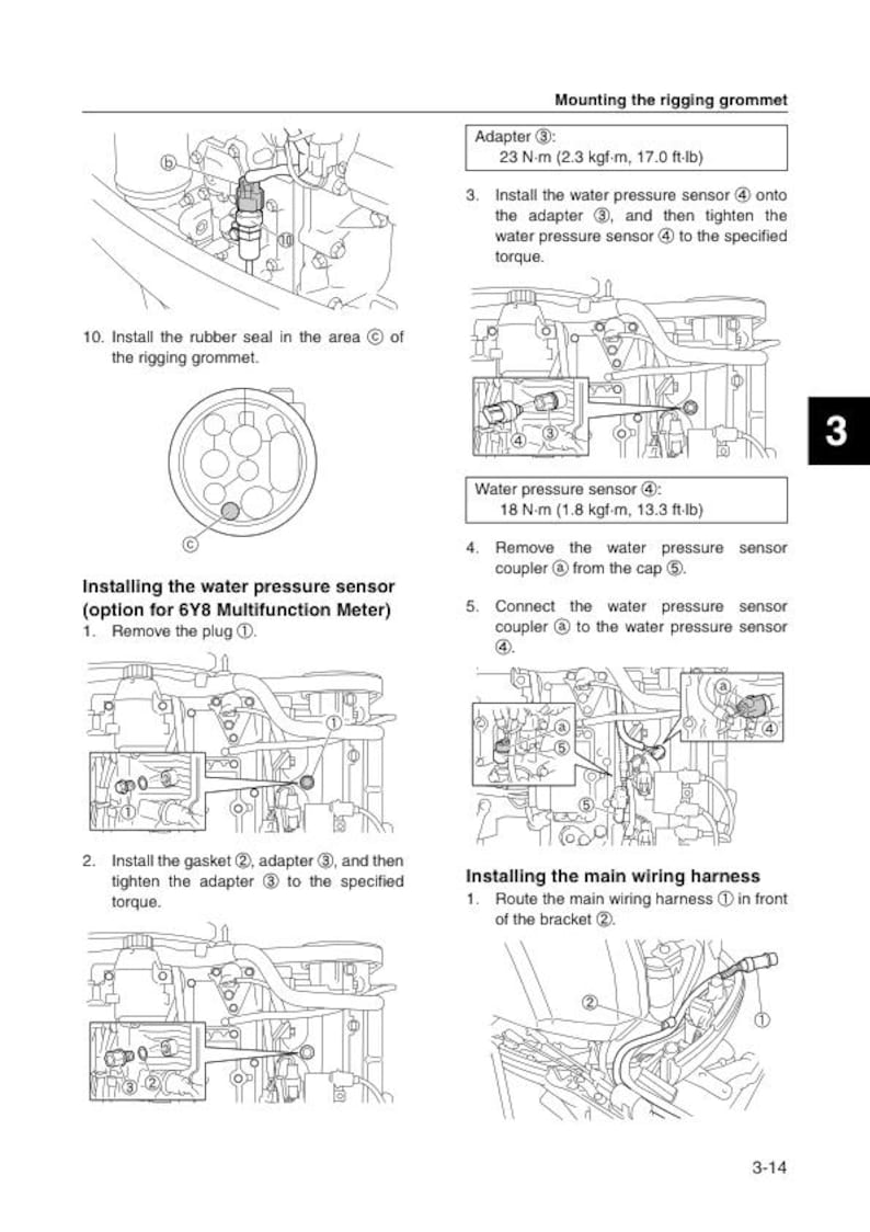 Yamaha F150 FL150 Service Manual service manual preview page 4