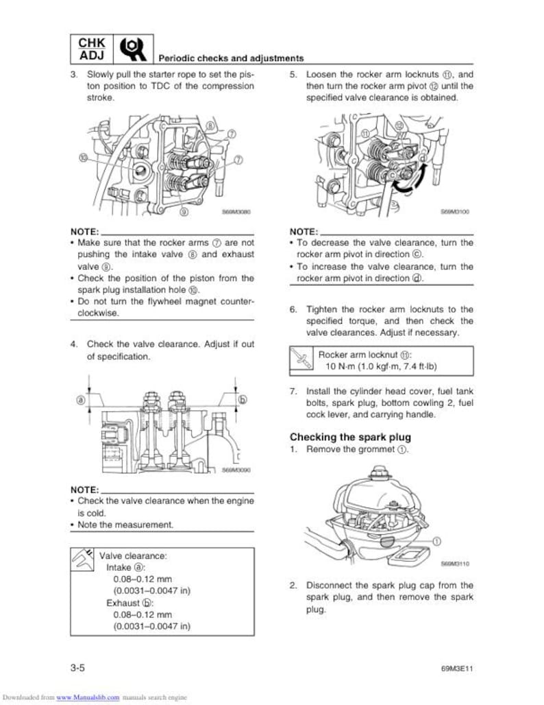 Yamaha 40V 50H 40W 50W Service Manual service manual preview page 5