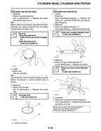 Yamaha YZ 125 Service Manual service manual preview page 7