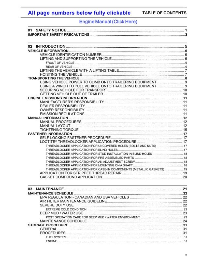 Can Am Defender Traxter HD10 Max 1000 Service Manual service manual preview page 3